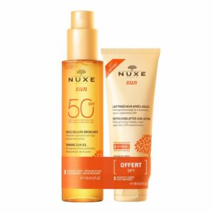 Aceite Bronceador Alta Protección SPF50 rostro y cuerpo, NUXE Sun 150ml