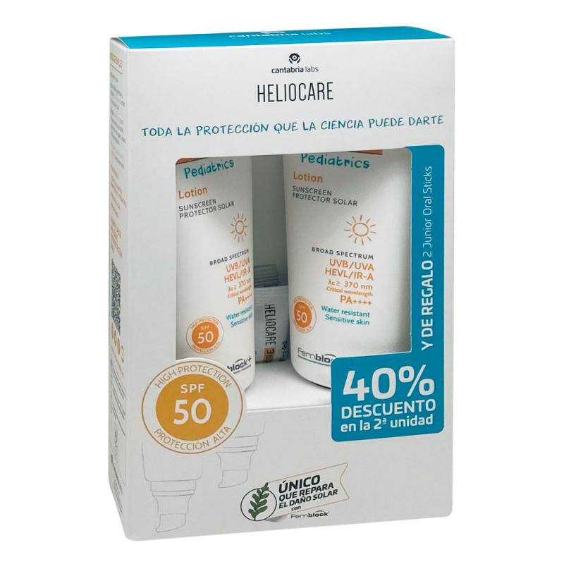 DUPLO HELIOCARE 360º LOCIÓN PEDIÁTRICA PROTECTOR SOLAR SPF50+ -40%DTO 2ª UNIDAD
