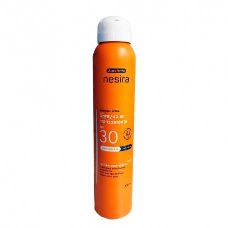 ACOFARMA NESIRA FOTOPROTECTOR SPRAY SOLAR TRANSPARENTE SPF30+ 200ML