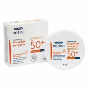 ACOFARMA NESIRA FOTOPROTECTOR MAQUILLAJE COMPACTO SPF 50+ TACTO SEDOSO 10G
