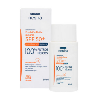 ACOFARMA NESIRA FOTOPROTECTOR EMULSIÓN FLUIDA MINERAL SPF50+
