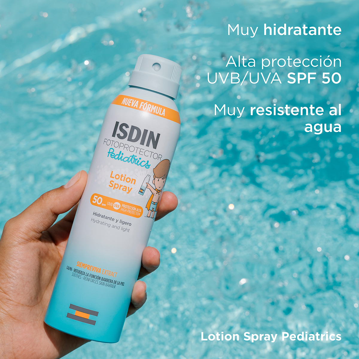 ISDIN FOTOPROTECTOR PEDIATRICS LOTION SPRAY SPF50+ 250ML - Imagen 2