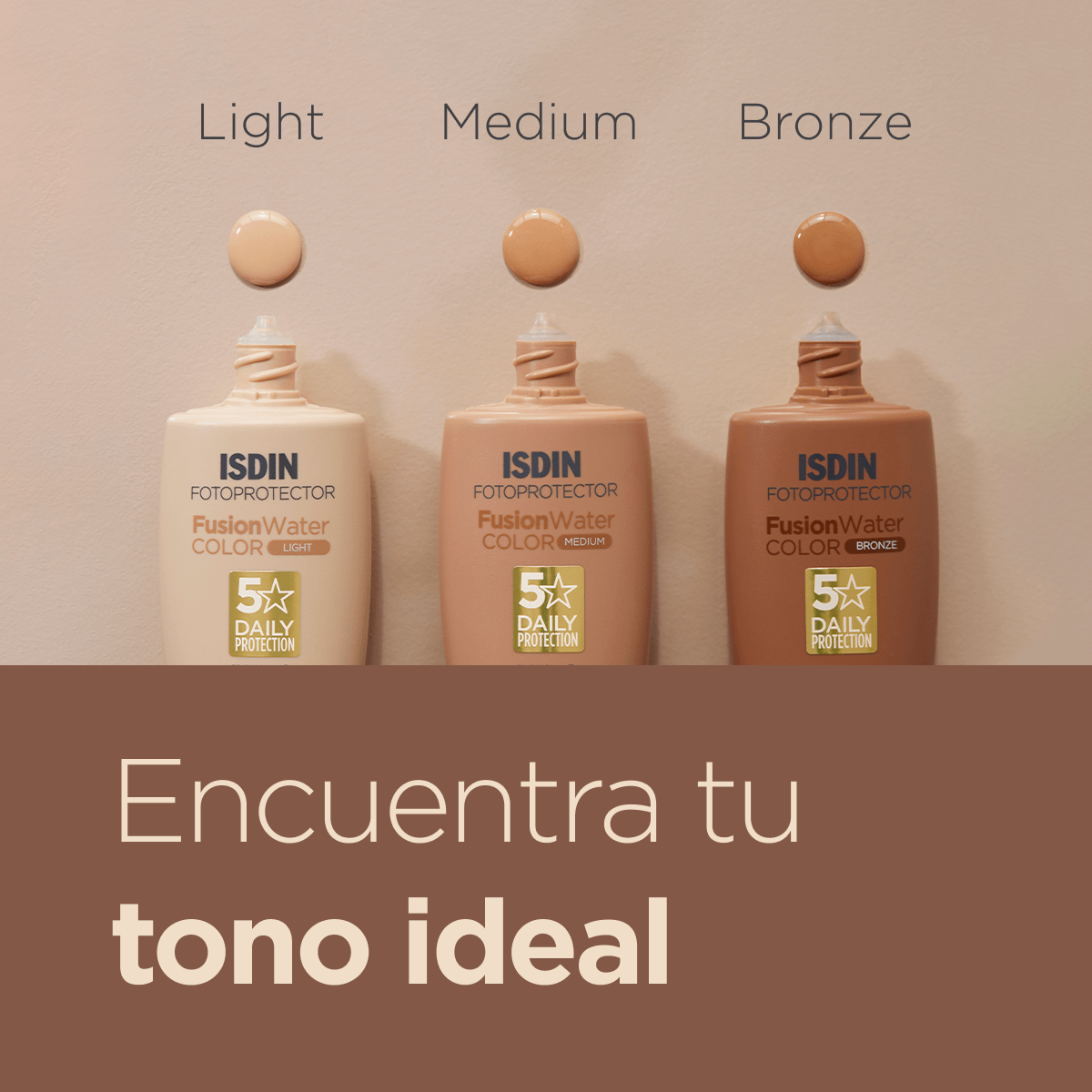 FOTOPROTECTOR ISDIN FUSION WATER COLOR BRONZE - Imagen 2