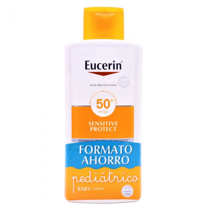 EUCERIN SUN PROTECTION SPF50+ FORMATO AHORRO PEDIÁTRICO BABY +3MESES 400ML