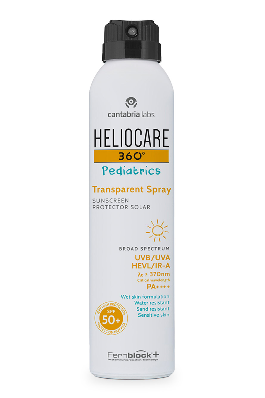 DUPLO HELIOCARE 360º PEDIATRICS TRANSPARENT SPRAY PROTECTOR SOLAR SPF50+ -40%DTO SEGUNDA UNIDAD - Imagen 2