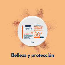 ACOFARMA NESIRA FOTOPROTECTOR MAQUILLAJE COMPACTO SPF 50+ TACTO SEDOSO 10G - Imagen 2