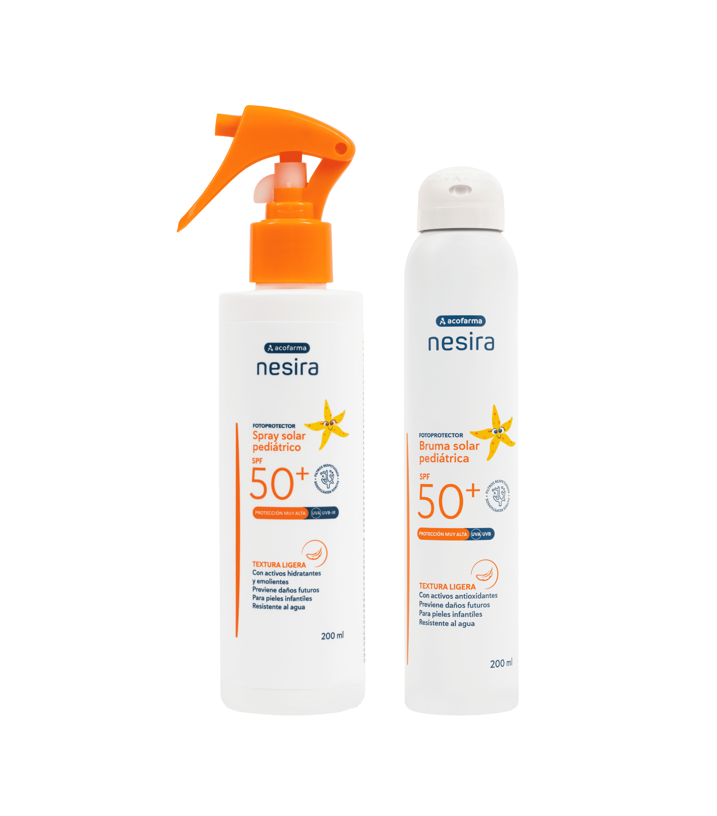 ACOFARMA NESIRA FOTOPROTECTOR SPRAY SOLAR PEDIÁTRICO SPF50+ 200ML - Imagen 2