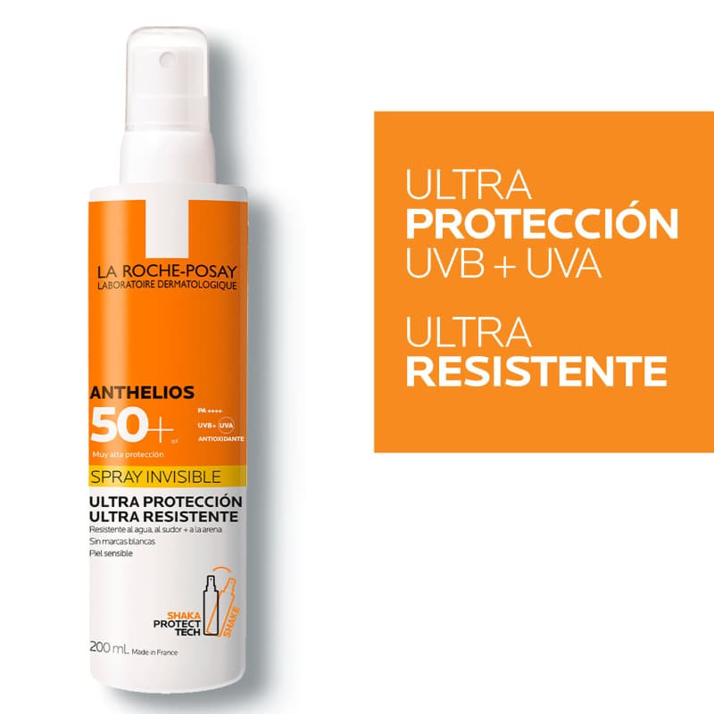 ANTHELIOS SPRAY INVISIBLE SPF50+ 200ML - Imagen 3