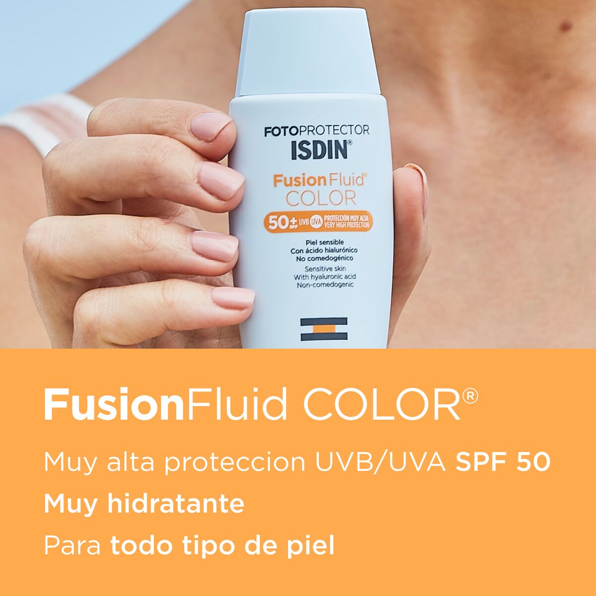 FOTOPROTECTOR ISDIN FUSION FLUID COLOR - Imagen 2