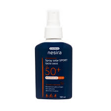 Spray solar tacto seco