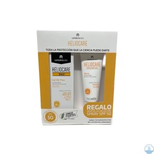 Heliocare 360º gel oil free SPF 50 + Heliocare Advanced spray SPF 50