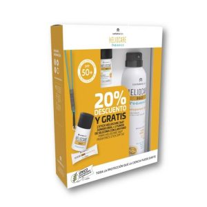 PACK HELIOCARE 360º Pediatrics Transparent Spray SPF 50+ y Pediatrics Stick SPF 50+