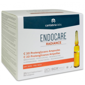 ENDOCARE RADIANCE C 20 Proteoglicanos Ampollas
