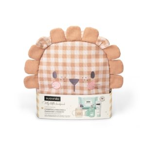Mochila Guardería León con Cosmética, Amarilla