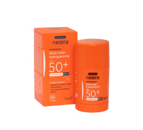 ACOFARMA NESIRA STICK SOLAR TRANSPARENTE SPF 50+ 1 STICK 25