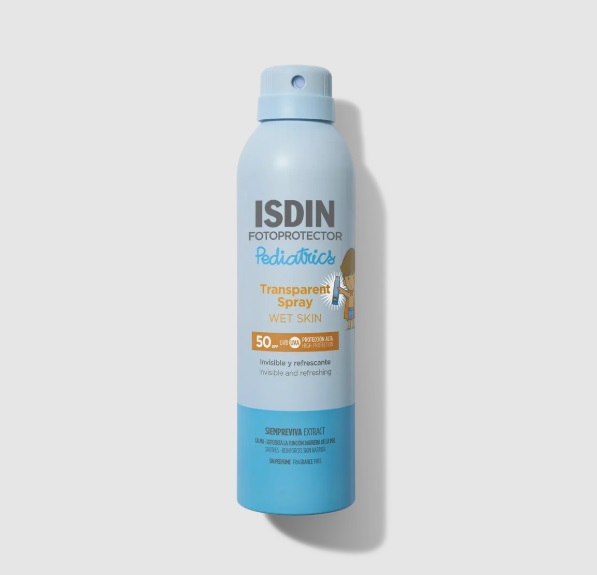 FOTOPROTECTOR ISDIN SPF-50 PEDIATRICS SPRAY TRANSPARENT WET