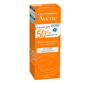 AVENE SPF 50+ CREMA SIN PERFUME INVISIBLE PIEL SECA 50 ML
