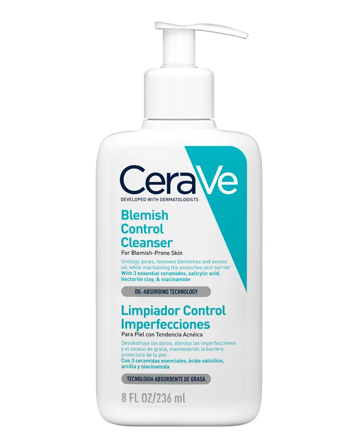 CERAVE LIMPIADOR CONTROL IMPERFECCIONES 1 ENVASE 236 ML
