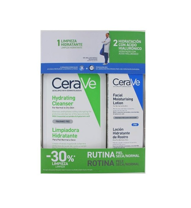 CERAVE PACK RUTINA HIDRATANTE + LOCION FACIAL